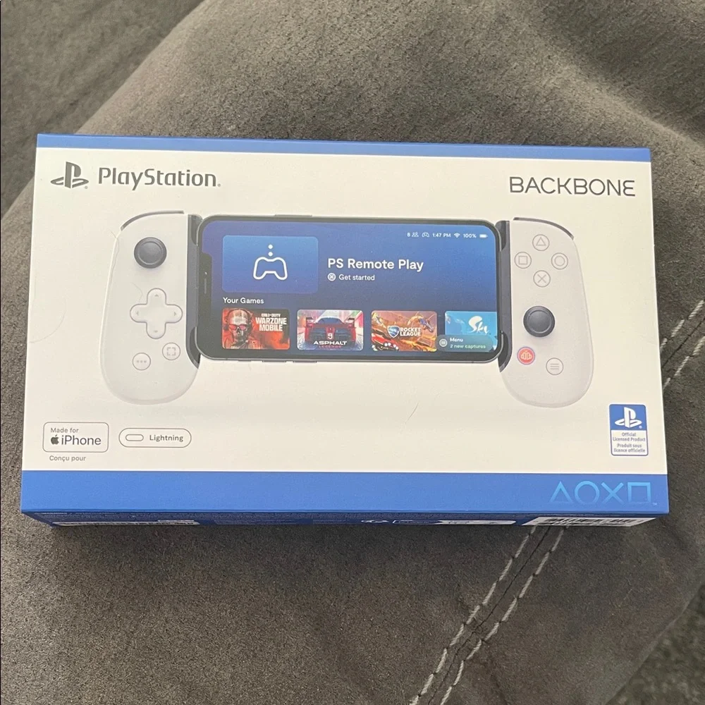 Sony PlayStation Backbone Lightning Controller - White